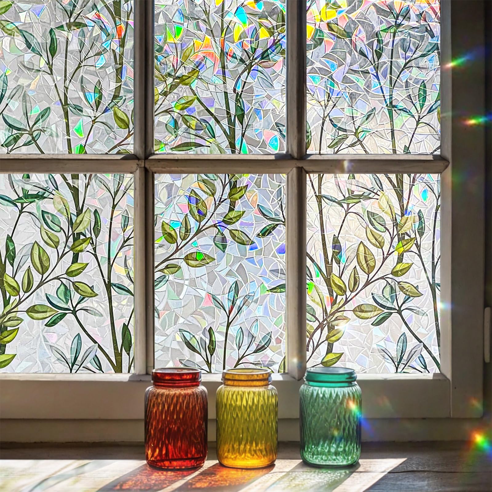 Amazon.com: ADD.HERES Window Privacy Film, Stained Glass